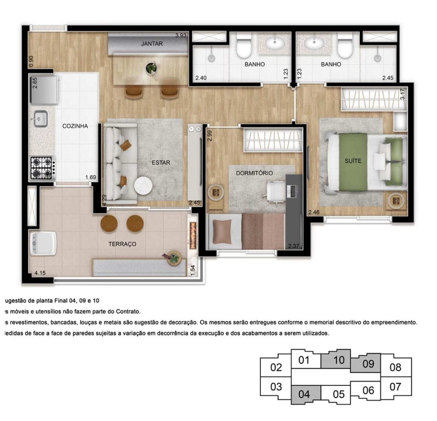 Apartamento à venda com 3 quartos, 5467m² - Foto 47