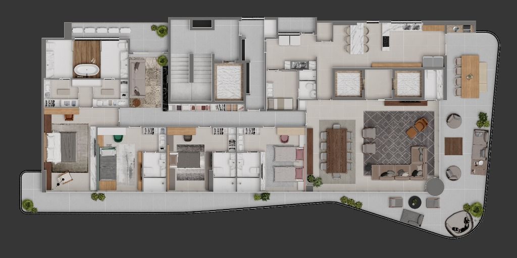 Apartamento à venda com 4 quartos, 355m² - Foto 20