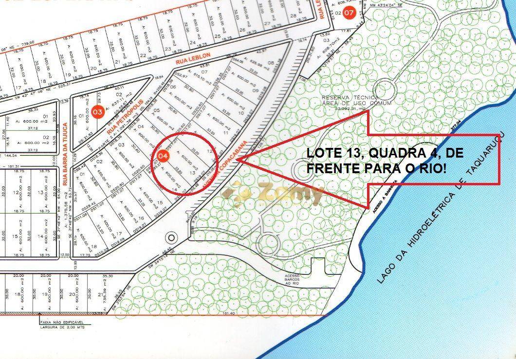 Loteamento e Condomínio, 600 m² - Foto 1