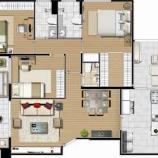 Apartamento à venda com 3 quartos, 104m² - Foto 2