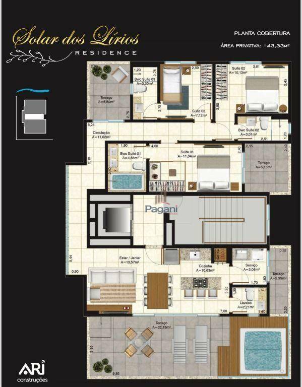 Apartamento à venda com 3 quartos, 75m² - Foto 6