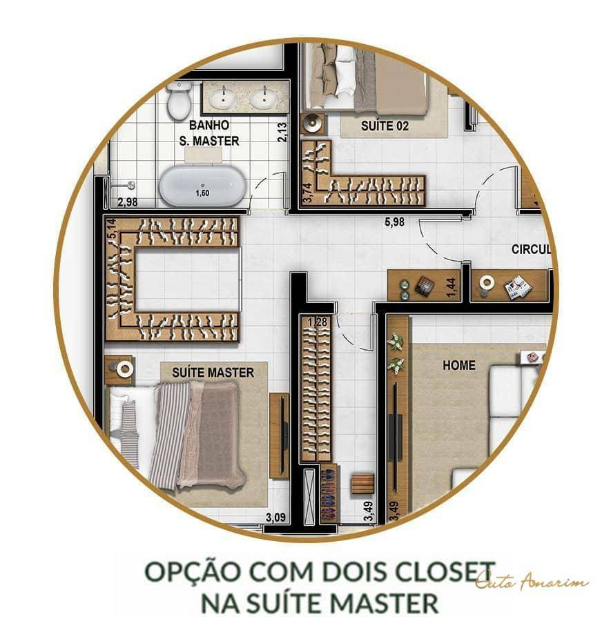 Apartamento à venda e aluguel com 3 quartos, 102m² - Foto 40