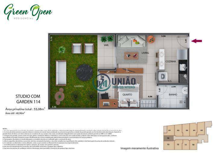 Apartamento à venda com 1 quarto, 30m² - Foto 50