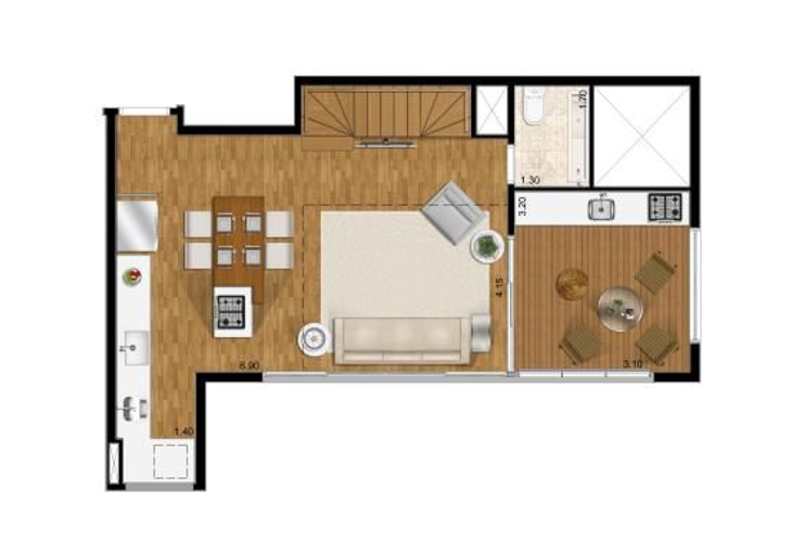 Apartamento à venda com 2 quartos, 79m² - Foto 11