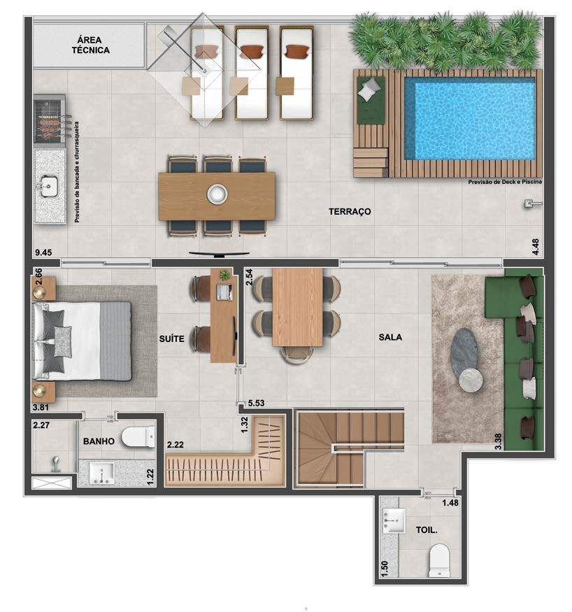 Apartamento à venda com 3 quartos, 127m² - Foto 27