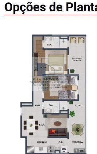 Apartamento à venda com 2 quartos, 60m² - Foto 36