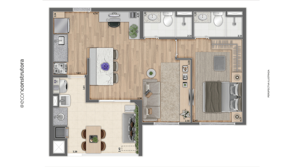 Apartamento à venda com 2 quartos, 5432m² - Foto 21