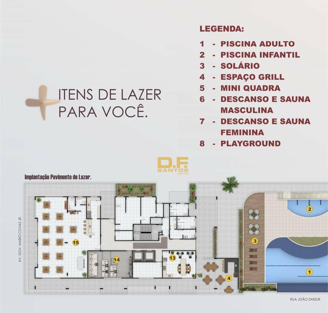 Apartamento à venda com 2 quartos, 74m² - Foto 2