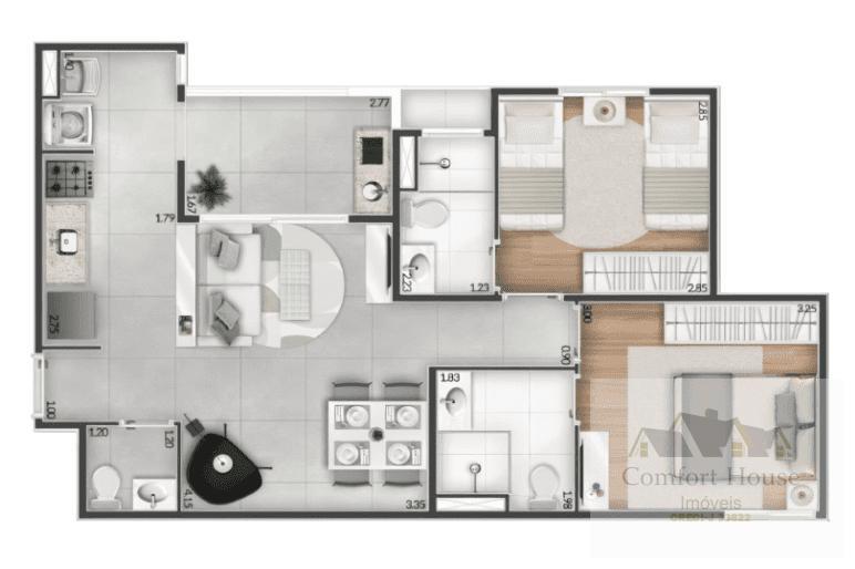 Apartamento à venda com 2 quartos, 60m² - Foto 31