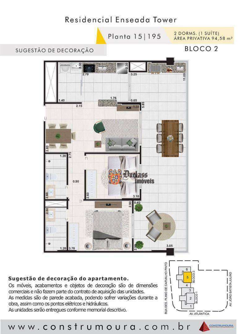 Apartamento à venda com 2 quartos, 94m² - Foto 16