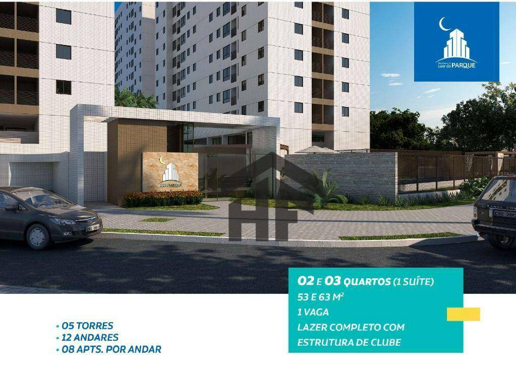 Apartamento à venda com 2 quartos, 53m² - Foto 1