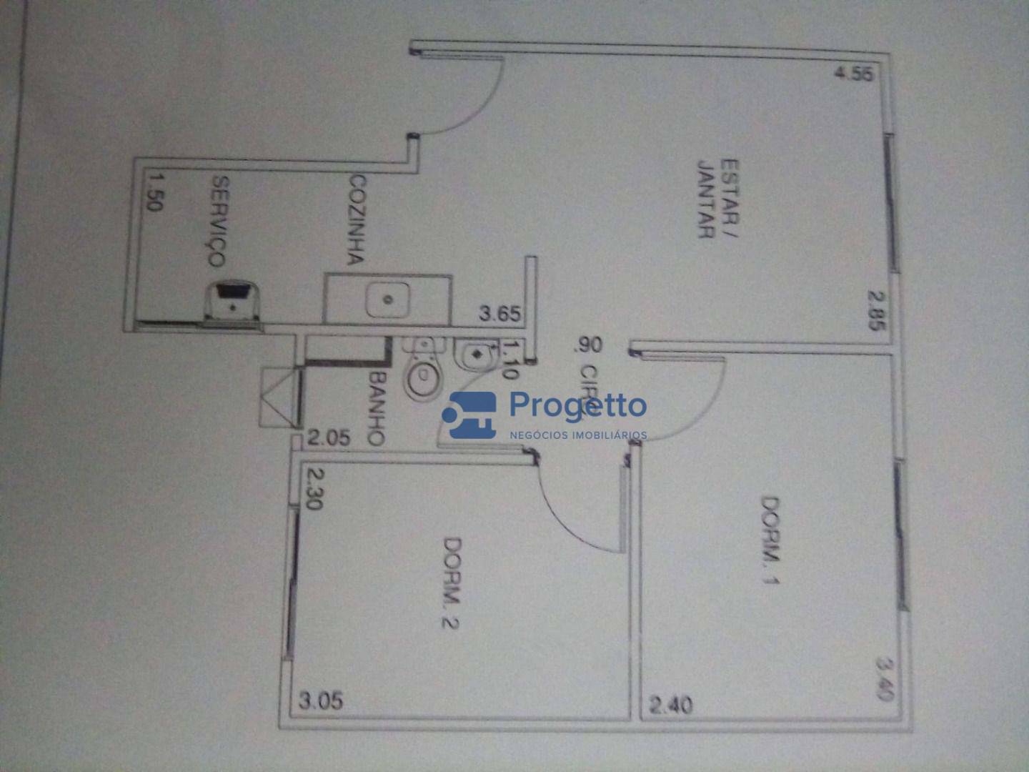 Apartamento à venda e aluguel com 2 quartos, 38m² - Foto 9