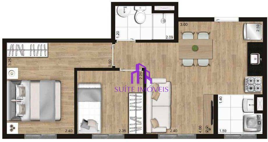 Apartamento à venda com 2 quartos, 39m² - Foto 21