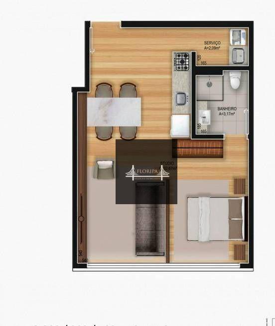 Apartamento à venda com 1 quarto, 55m² - Foto 15