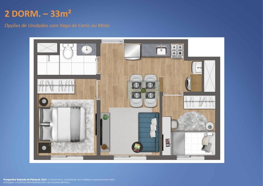 Apartamento à venda com 2 quartos, 34m² - Foto 29