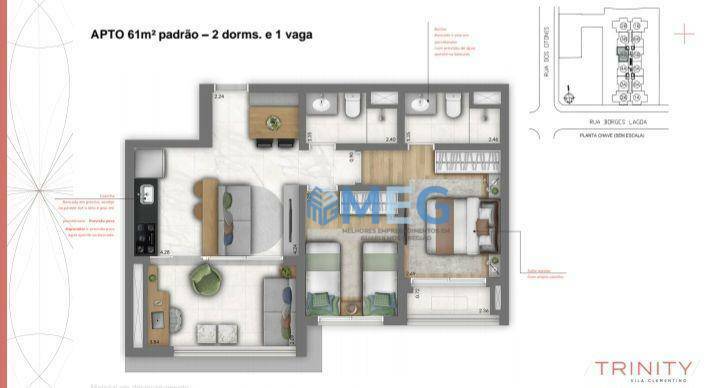 Apartamento à venda com 3 quartos, 81m² - Foto 19