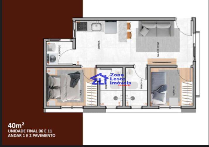 Apartamento à venda com 1 quarto, 30m² - Foto 12