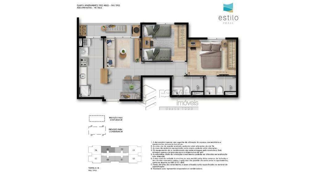 Apartamento à venda com 2 quartos, 48m² - Foto 26