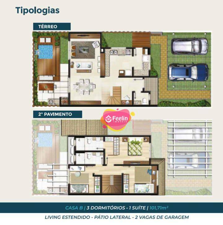 Casa de Condomínio à venda com 3 quartos, 101m² - Foto 15