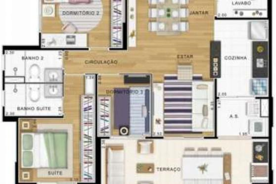 Apartamento à venda com 3 quartos, 93m² - Foto 8