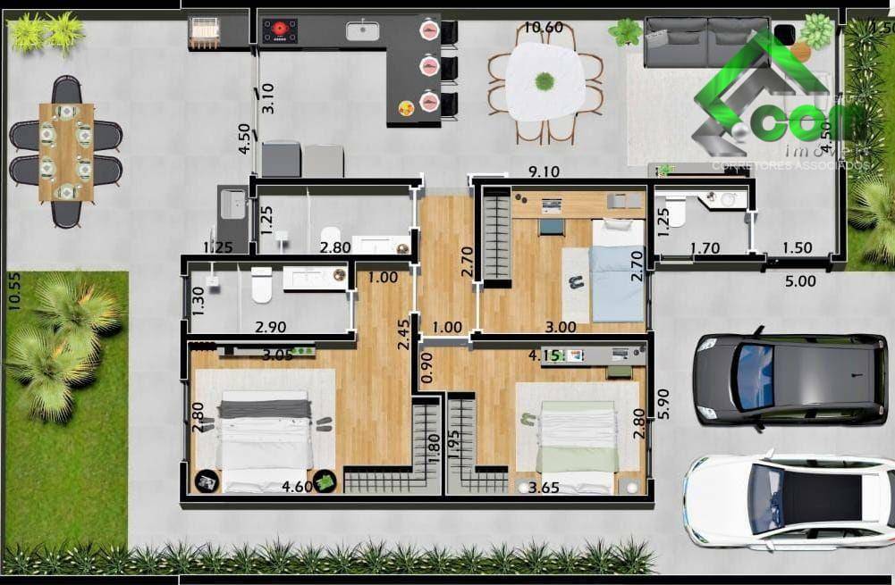 Casa de Condomínio à venda com 3 quartos, 96m² - Foto 9