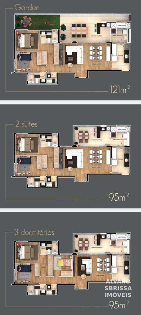 Apartamento à venda com 3 quartos, 150m² - Foto 7