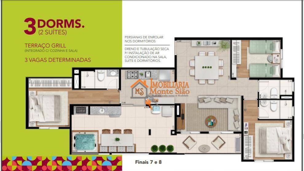 Apartamento à venda com 3 quartos, 68m² - Foto 26