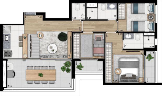 Apartamento à venda com 3 quartos, 79m² - Foto 32