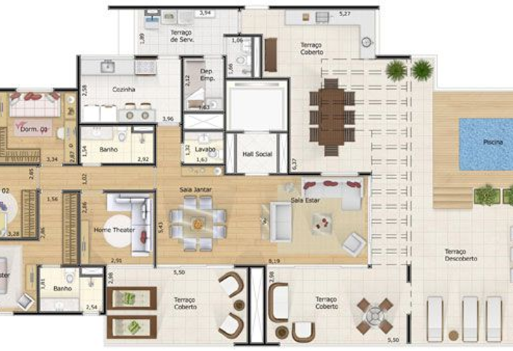 Apartamento à venda com 4 quartos, 255m² - Foto 4