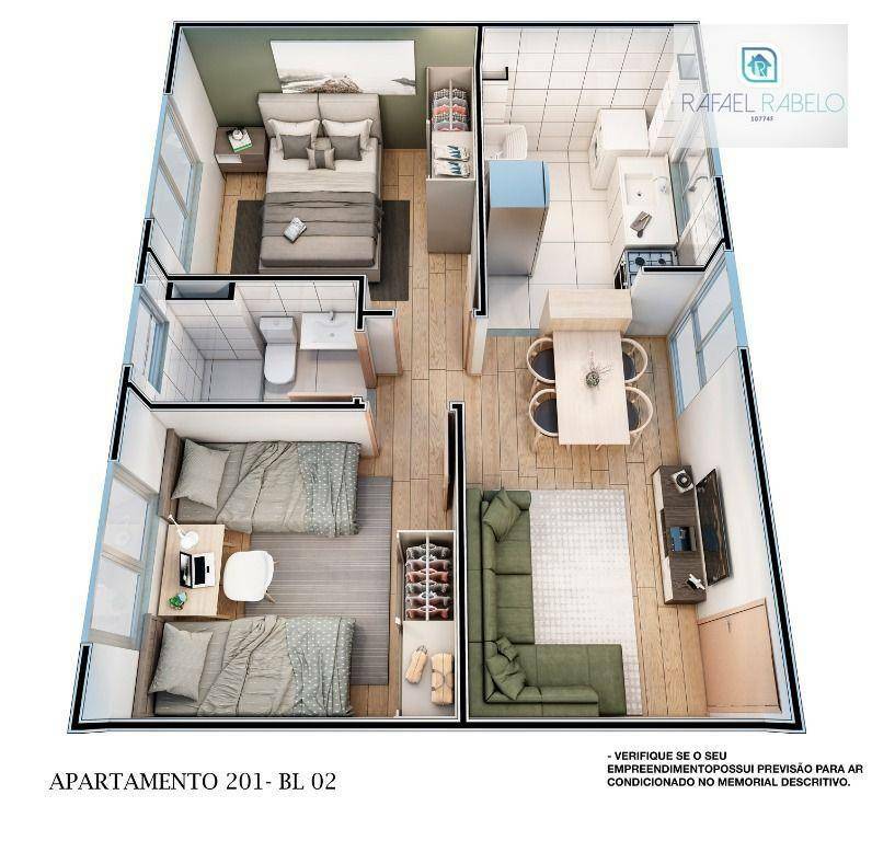 Apartamento para alugar com 2 quartos, 45m² - Foto 27