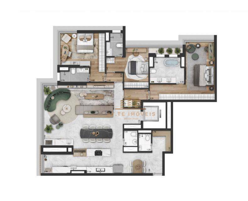 Apartamento à venda com 4 quartos, 177m² - Foto 10