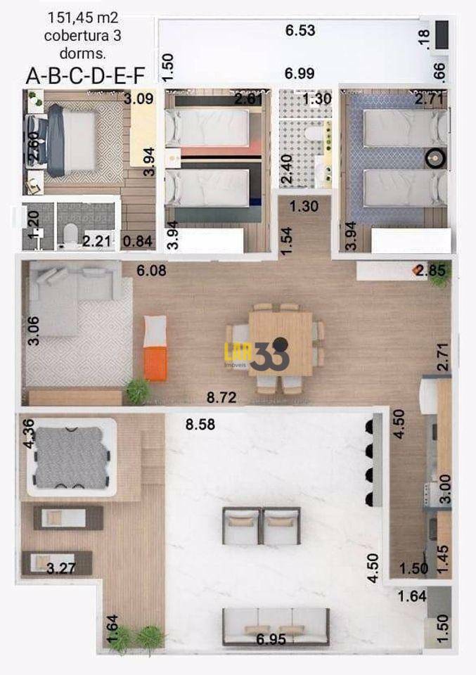 Apartamento à venda com 2 quartos, 68m² - Foto 19