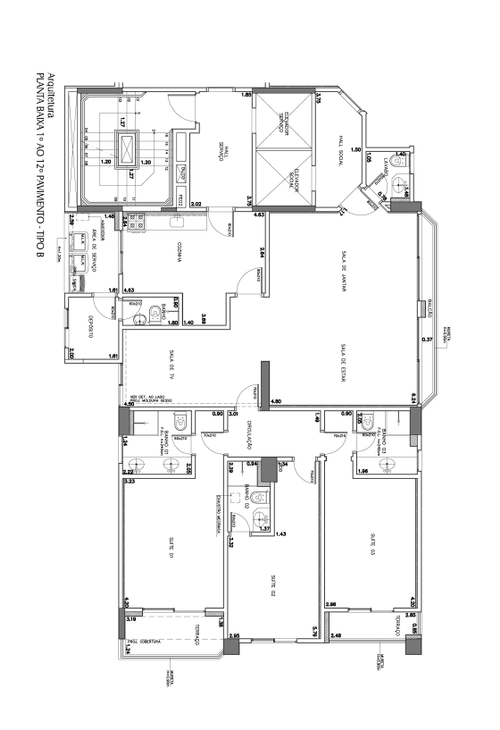 Apartamento à venda com 3 quartos, 158m² - Foto 2