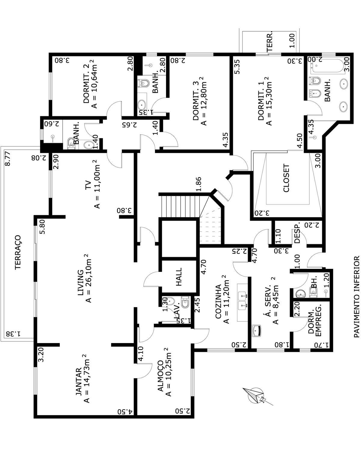 Apartamento à venda com 3 quartos, 220m² - Foto 5