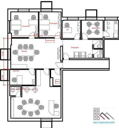 Conjunto Comercial-Sala à venda, 151m² - Foto 25