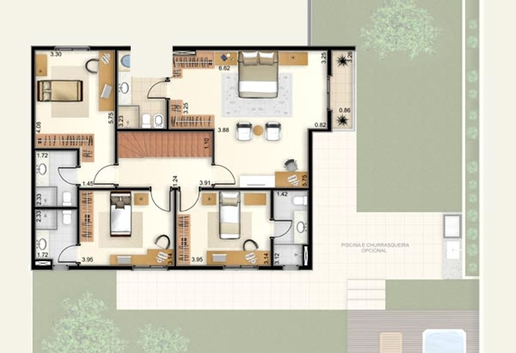 Apartamento à venda com 4 quartos, 223m² - Foto 12