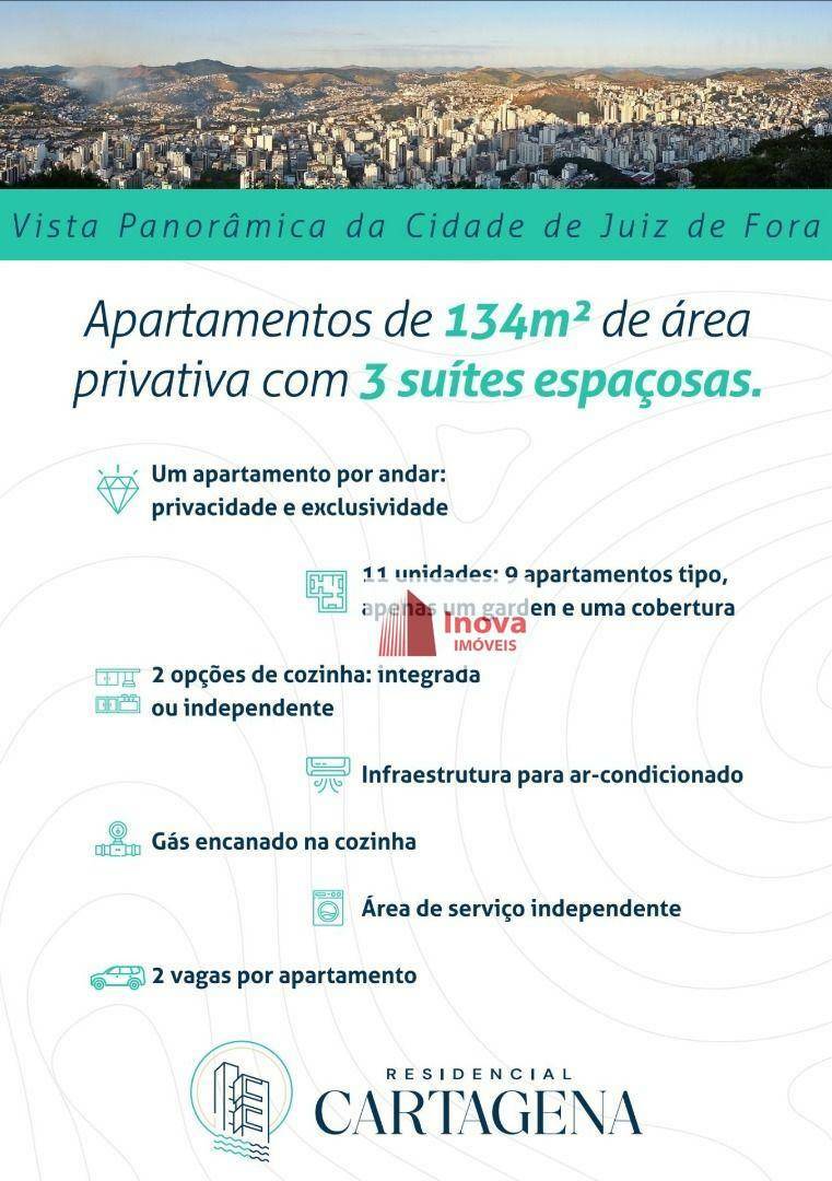 Apartamento à venda com 3 quartos, 134m² - Foto 3