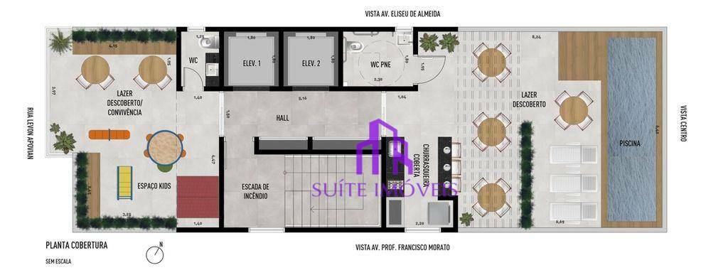 Apartamento à venda com 2 quartos, 37m² - Foto 36