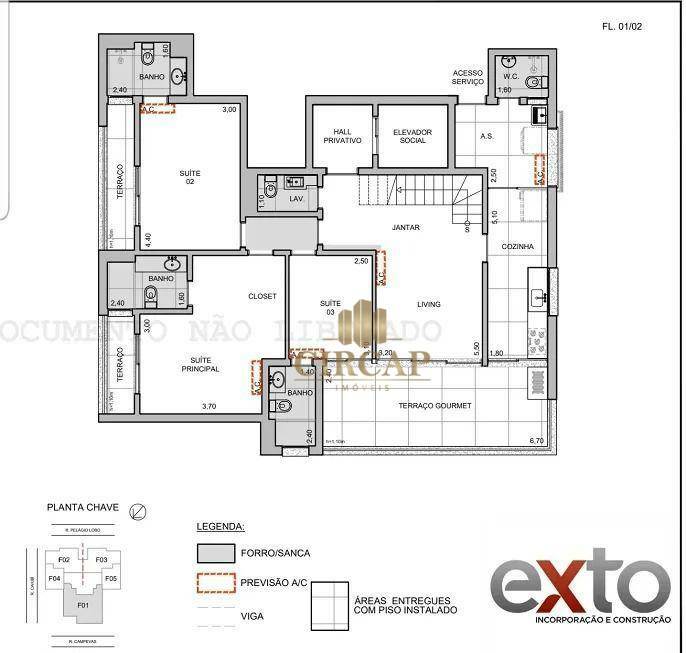 Cobertura, 4 quartos, 296 m² - Foto 21
