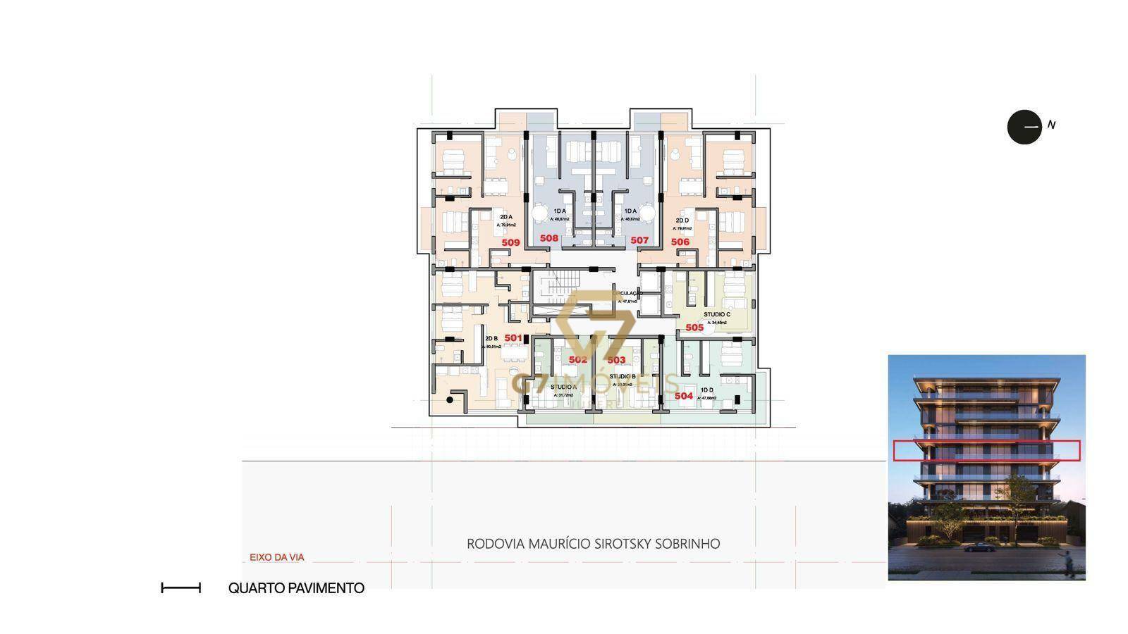 Apartamento à venda com 1 quarto, 46m² - Foto 13