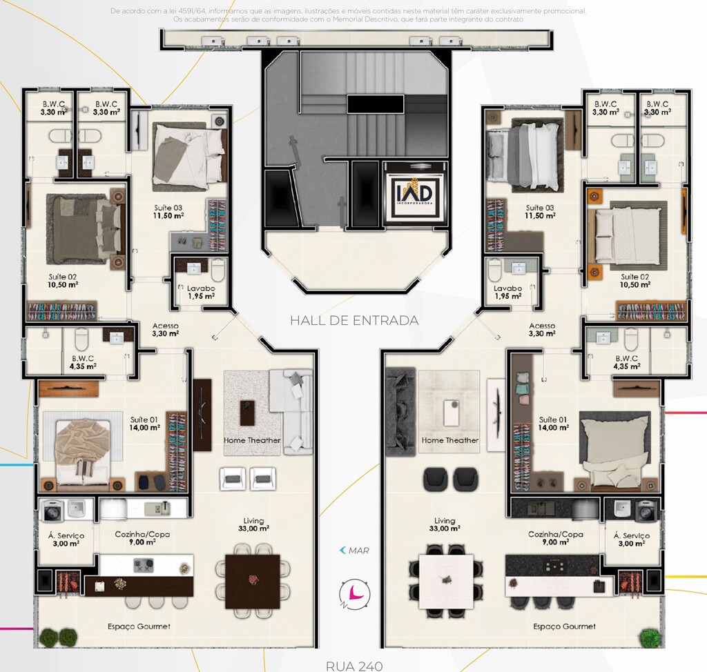 Apartamento à venda com 3 quartos, 111m² - Foto 16