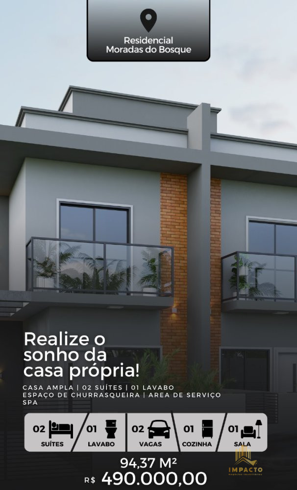 Sobrado à venda com 2 quartos, 68m² - Foto 3