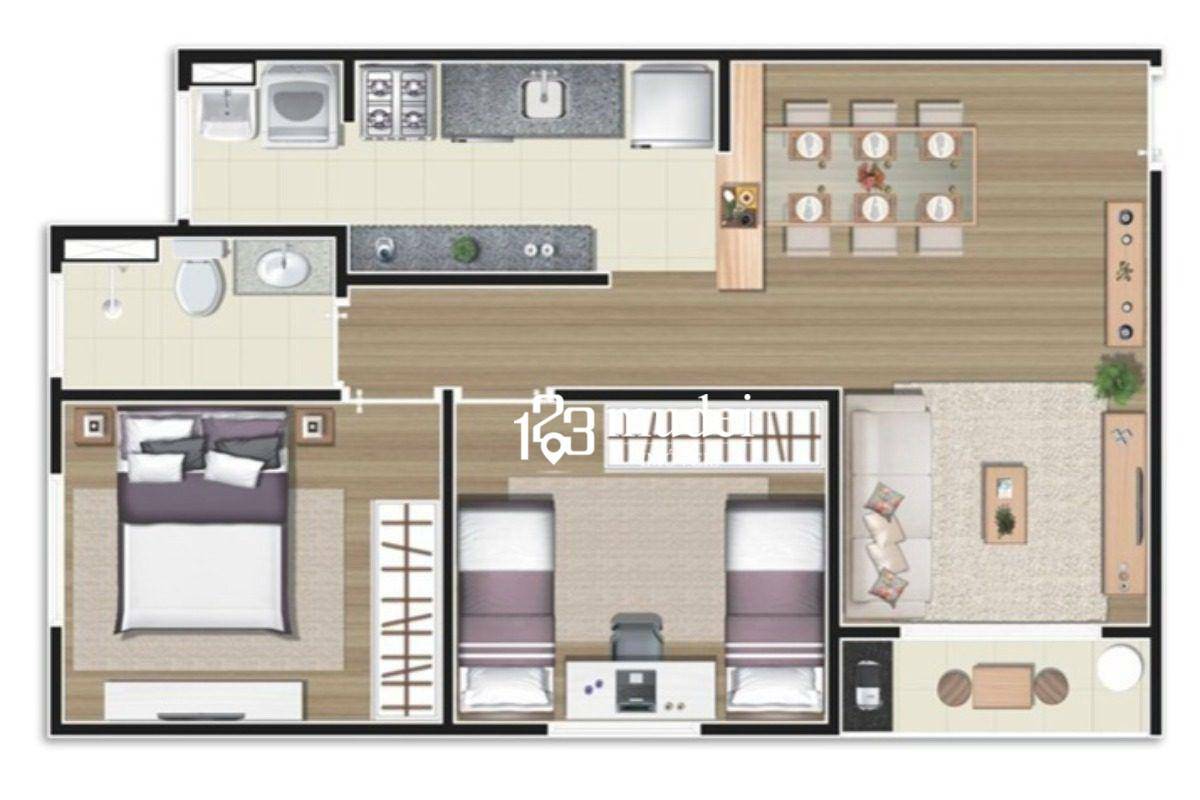 Apartamento para alugar com 2 quartos, 50m² - Foto 19