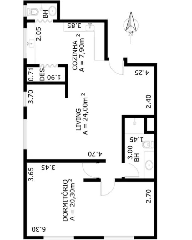 Apartamento à venda com 2 quartos, 80m² - Foto 45