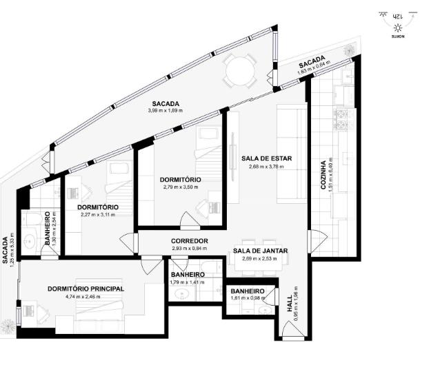 Apartamento à venda com 3 quartos, 90m² - Foto 31