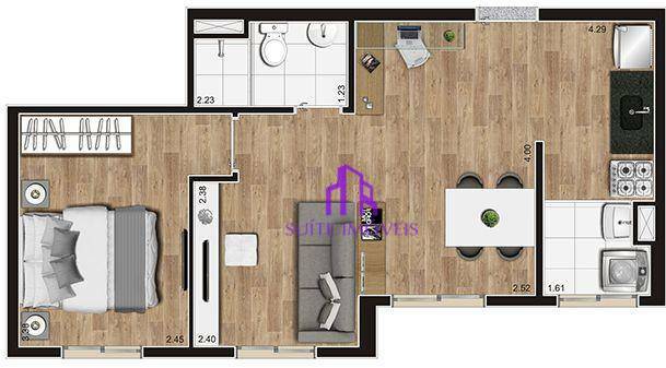 Apartamento à venda com 2 quartos, 41m² - Foto 13