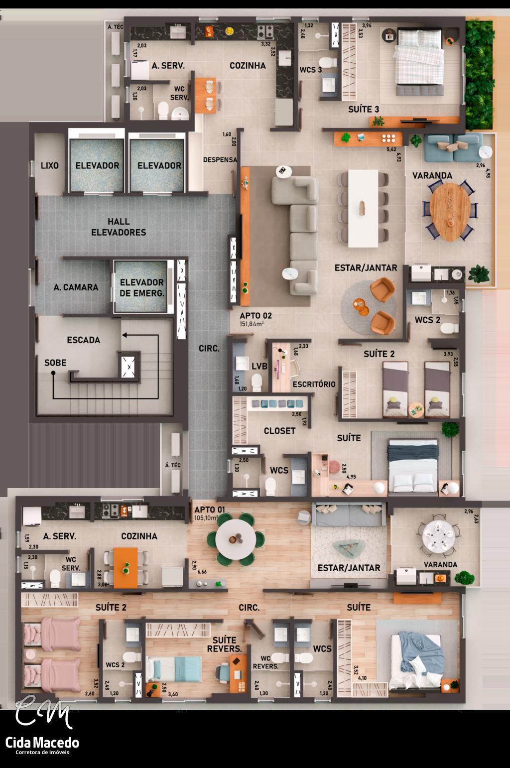 Apartamento à venda com 3 quartos, 82m² - Foto 30