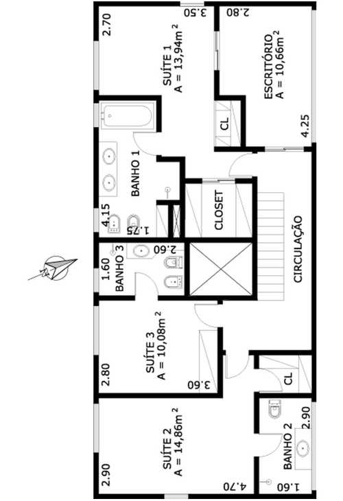 Apartamento à venda com 3 quartos, 154m² - Foto 4