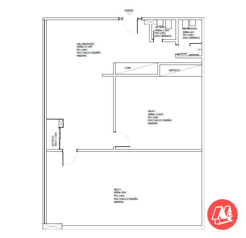 Loja-Salão para alugar, 156m² - Foto 22