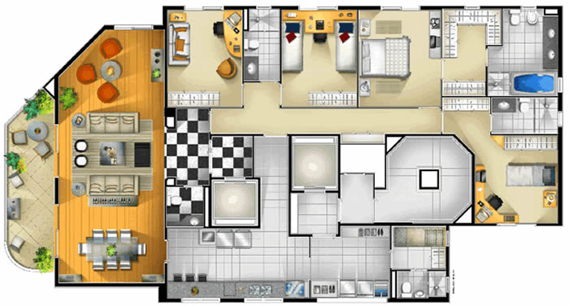 Apartamento à venda com 4 quartos, 187m² - Foto 3